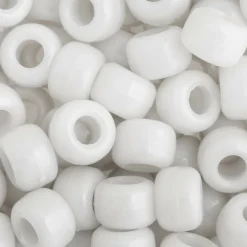 John Bead 9mm Opaque Plastic Pony Beads, 1,000ct.