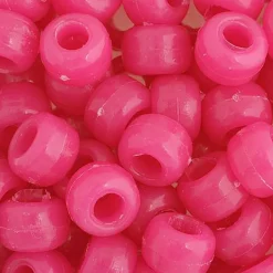 John Bead 9mm Opaque Plastic Pony Beads, 1,000ct.