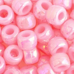 John Bead 9mm Opaque Plastic Pony Beads, 1,000ct.