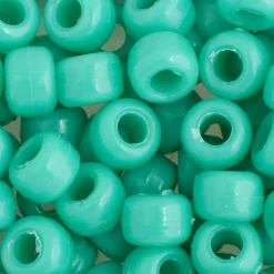 John Bead 9mm Opaque Plastic Pony Beads, 1,000ct.