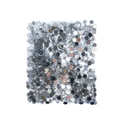 John Bead 6mm (SS28) Round Acrylic Flat Back Rhinestones, 1000pcs