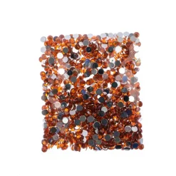 John Bead 6mm (SS28) Round Acrylic Flat Back Rhinestones, 1000pcs