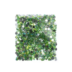 John Bead 6mm (SS28) Round Acrylic Flat Back Rhinestones, 1000pcs