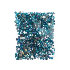 John Bead 6mm (SS28) Round Acrylic Flat Back Rhinestones, 1000pcs