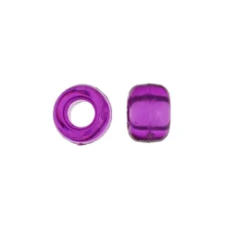 John Bead 9mm Transparent Pony Beads, 1,000ct.