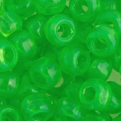 John Bead 9mm Transparent Pony Beads, 1,000ct.