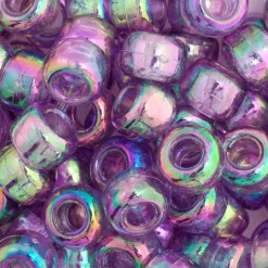 John Bead 9mm Transparent Pony Beads, 1,000ct.