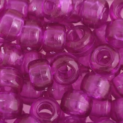 John Bead 9mm Transparent Pony Beads, 1,000ct.