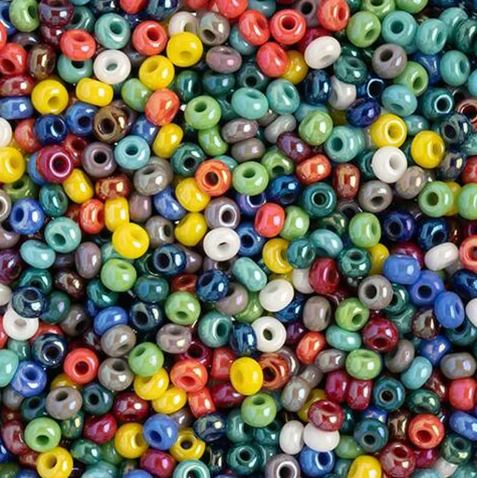 John Bead 8/0 Opaque Czech Glass Seed Beads, 500g