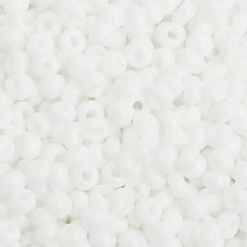 John Bead 8/0 Opaque Czech Glass Seed Beads, 500g