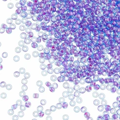 John Bead Opaque Czech Glass Seed Beads, 11/0