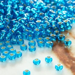 John Bead Opaque Czech Glass Seed Beads, 11/0