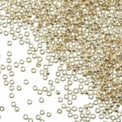 John Bead Opaque Czech Glass Seed Beads, 11/0