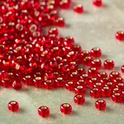 John Bead Opaque Czech Glass Seed Beads, 11/0