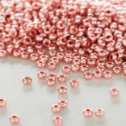 John Bead Opaque Czech Glass Seed Beads, 11/0