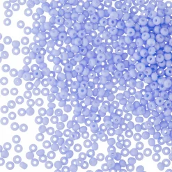 John Bead Opaque Czech Glass Seed Beads, 11/0