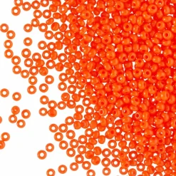 John Bead Opaque Czech Glass Seed Beads, 11/0