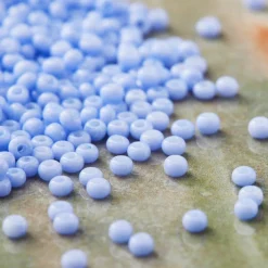 John Bead Opaque Czech Glass Seed Beads, 11/0