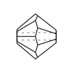 John Bead Preciosa 4mm Czech Crystal Rondelle Beads, 40ct.