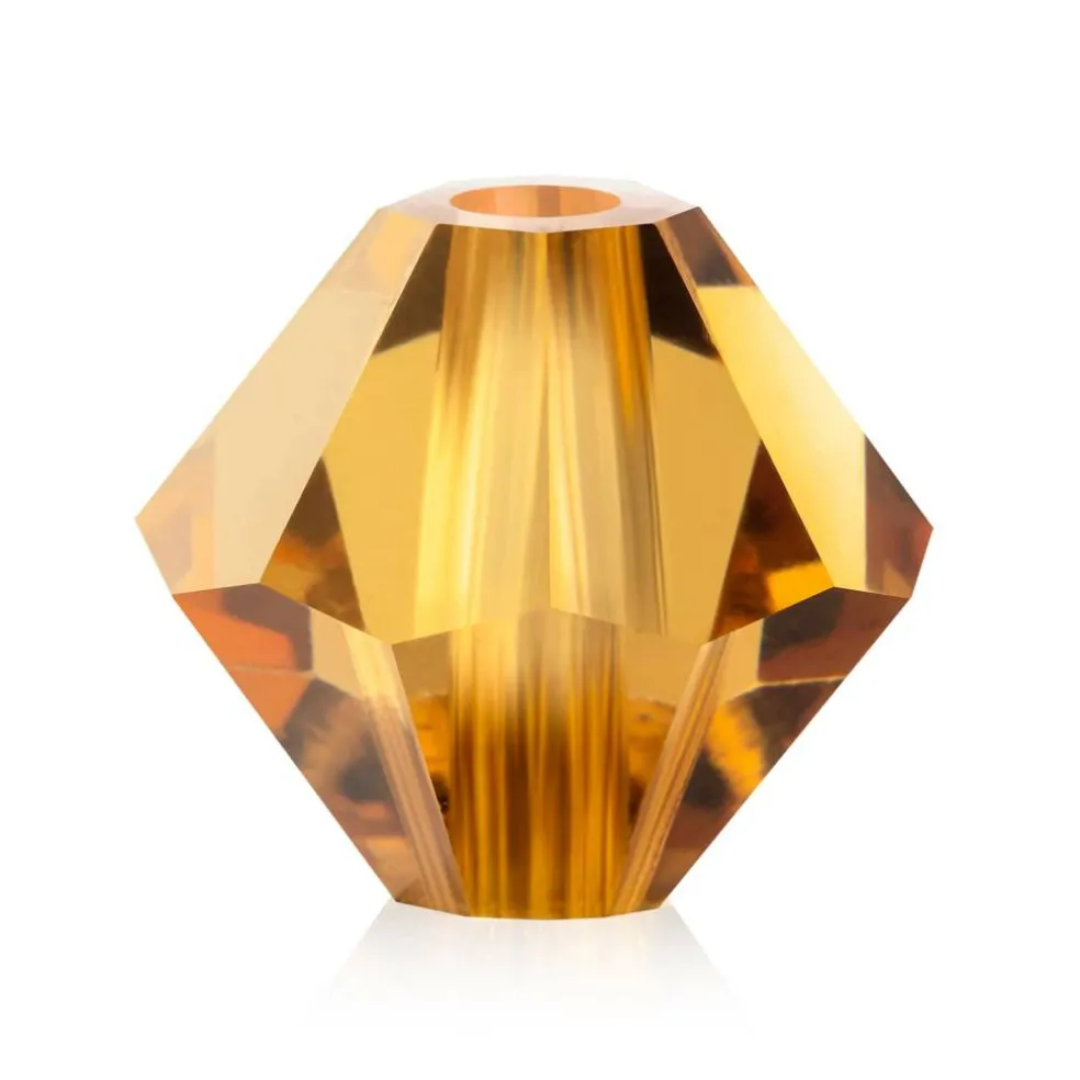 John Bead Preciosa 4mm Czech Crystal Rondelle Beads, 40ct.