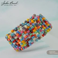 John Bead 6/0 Silver Lined Czech Glass Seed Beads, 100g