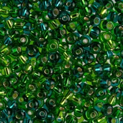 John Bead 6/0 Silver Lined Czech Glass Seed Beads, 100g