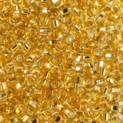John Bead 6/0 Silver Lined Czech Glass Seed Beads, 100g