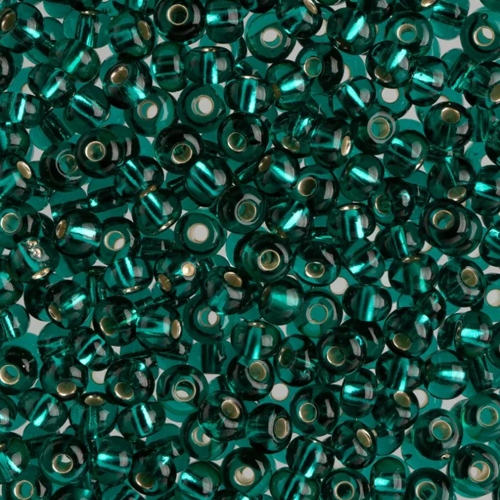 John Bead 6/0 Silver Lined Czech Glass Seed Beads, 100g
