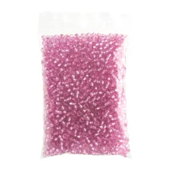 John Bead 6/0 Silver Lined Czech Glass Seed Beads, 100g