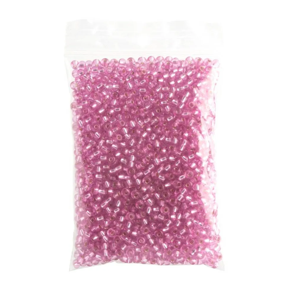 John Bead 6/0 Silver Lined Czech Glass Seed Beads, 100g