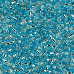John Bead 6/0 Silver Lined Czech Glass Seed Beads, 100g