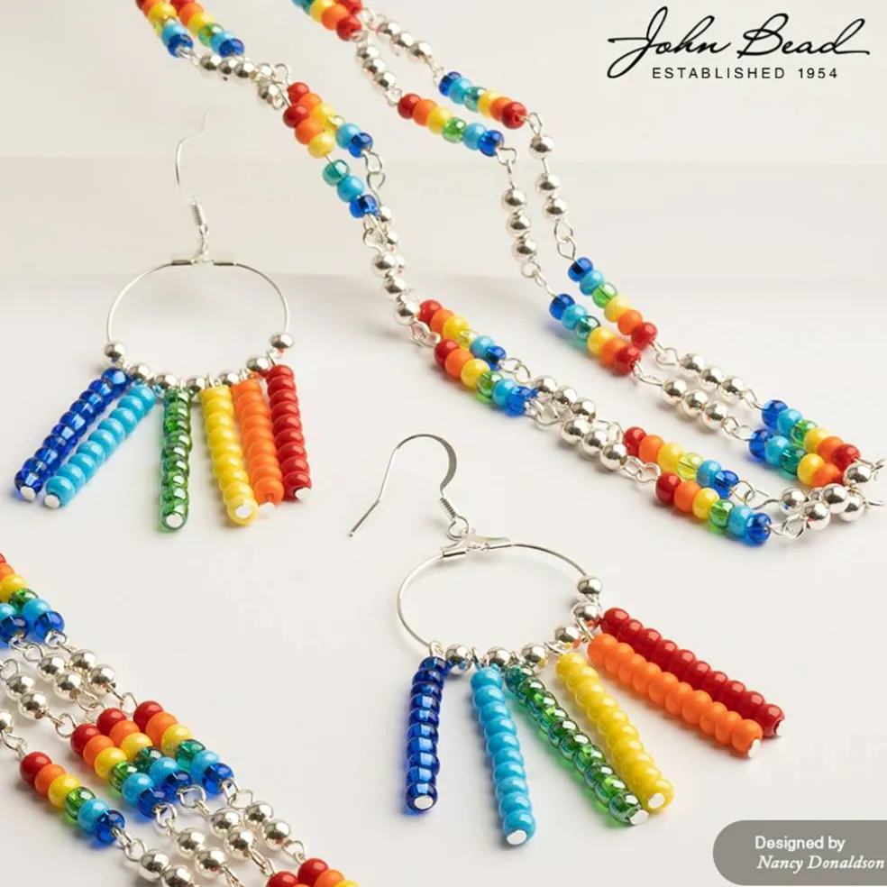John Bead 6/0 Silver Lined Czech Glass Seed Beads, 100g