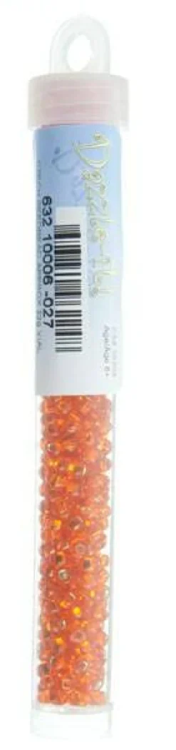 John Bead 6/0 Silver Lined Czech Glass Seed Beads, 22g