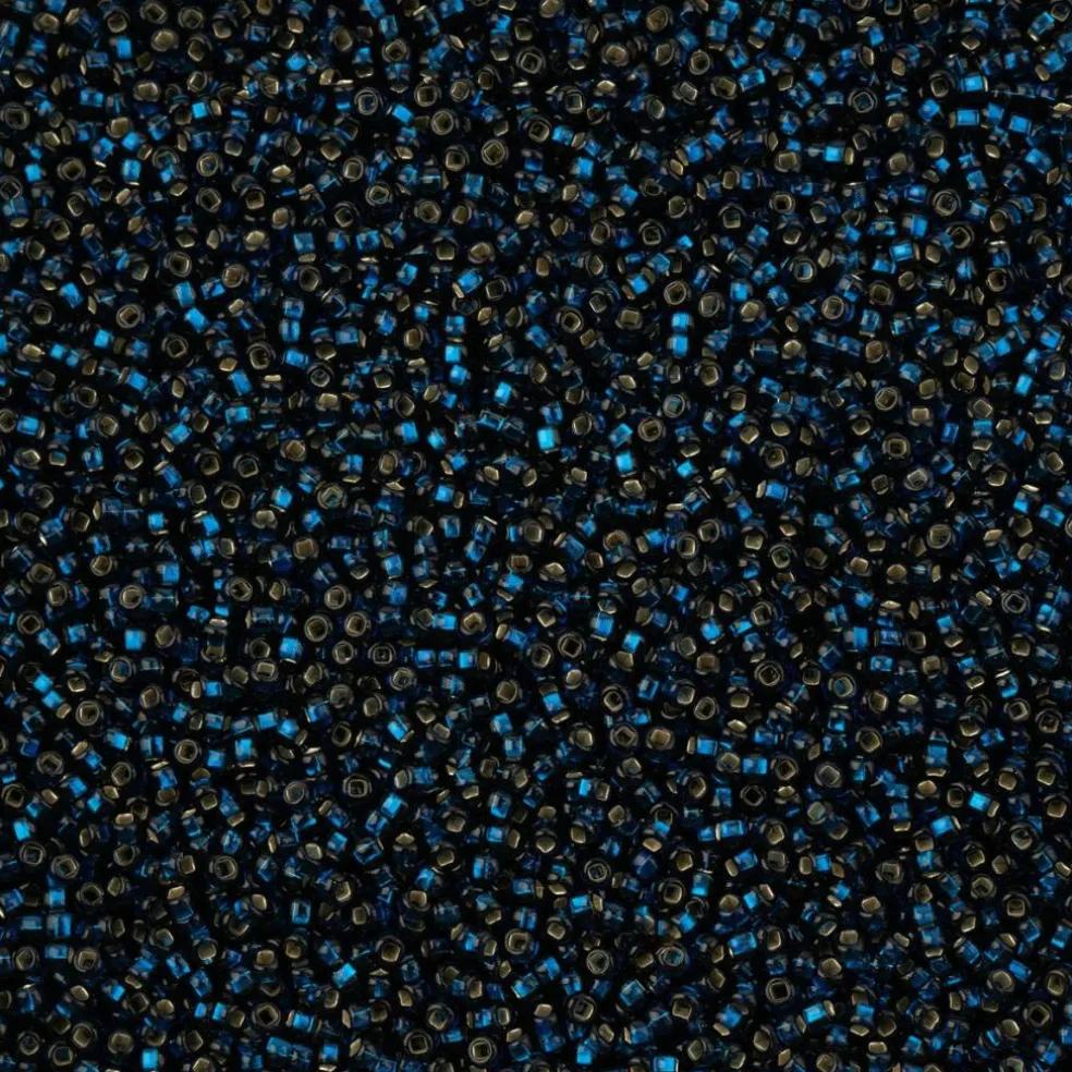 John Bead 11/0 Silver Lined Square Hole Czech Glass Seed Beads, 23g/250g