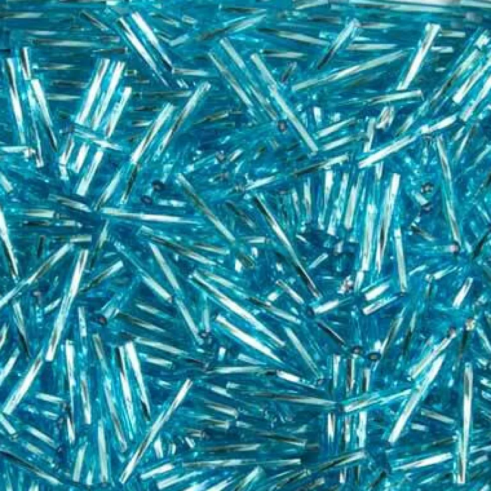 John Bead Silver Lined Twisted Bugles Czech Glass Seed Beads, 250g