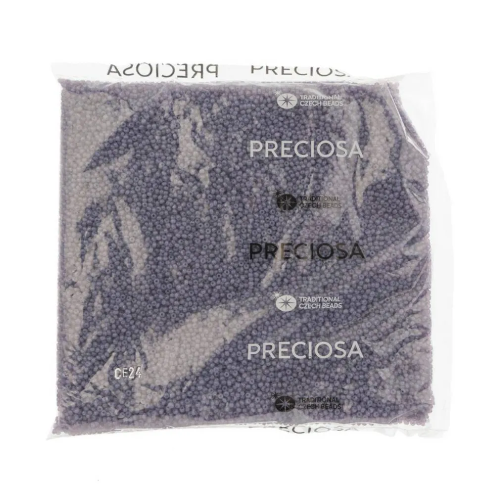 John Bead 11/0 Solgel Alabaster Czech Glass Seed Beads, 250g