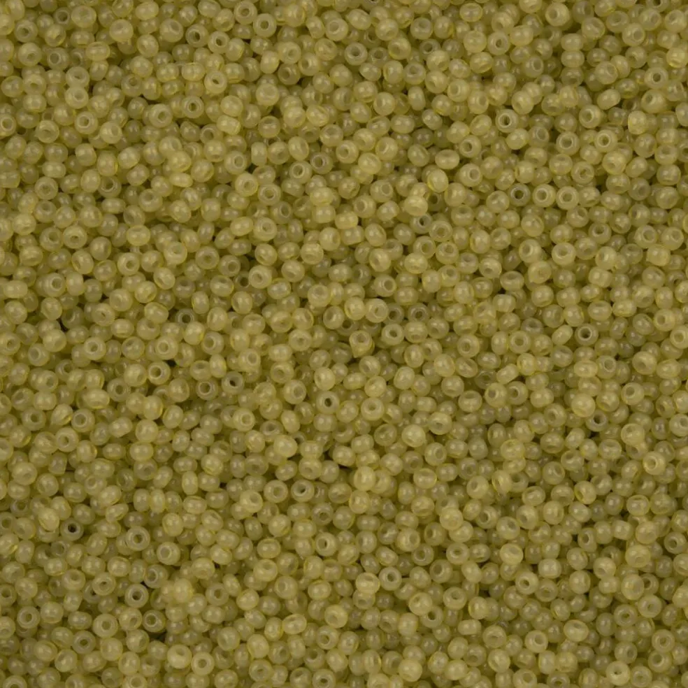 John Bead 11/0 Solgel Alabaster Czech Glass Seed Beads, 250g
