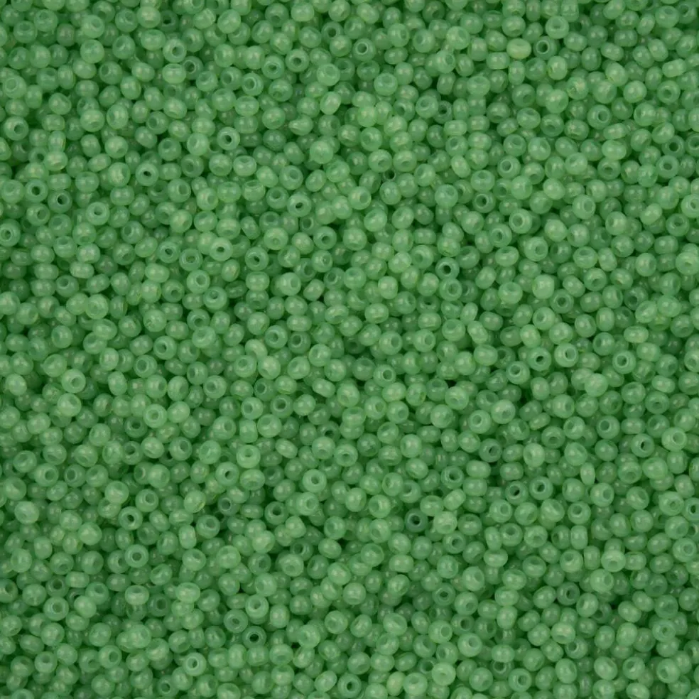 John Bead 11/0 Solgel Alabaster Czech Glass Seed Beads, 250g