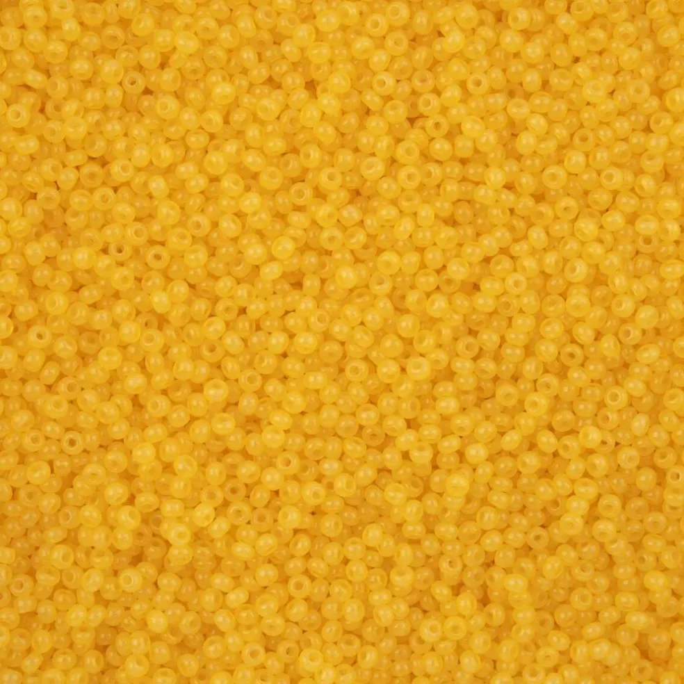 John Bead 11/0 Solgel Alabaster Czech Glass Seed Beads, 250g