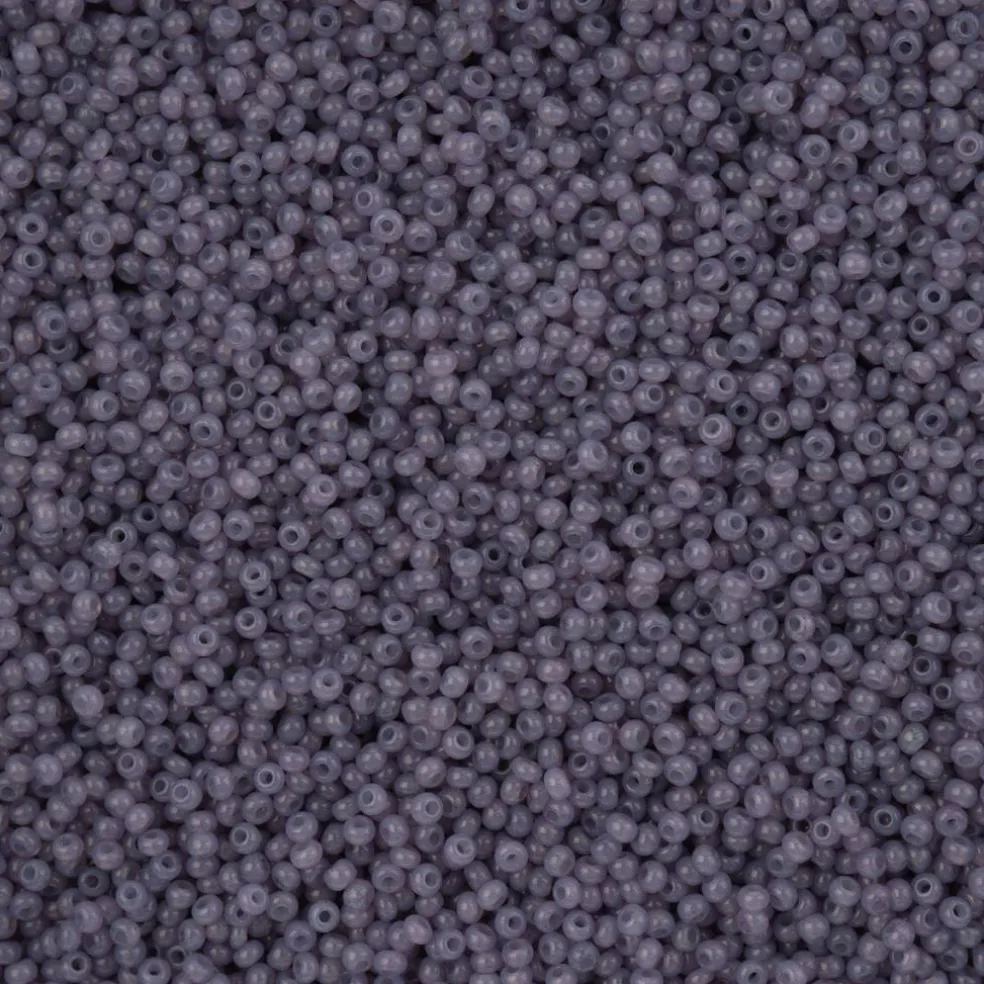 John Bead 11/0 Solgel Alabaster Czech Glass Seed Beads, 250g