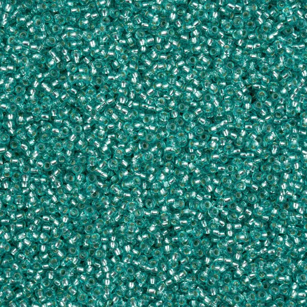 John Bead 11/0 Solgel Silver Lined Czech Glass Seed Beads, 23g/500g