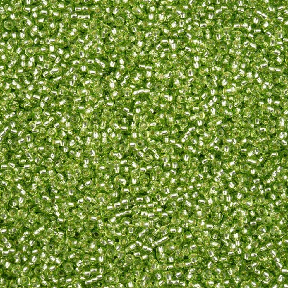 John Bead 11/0 Solgel Silver Lined Czech Glass Seed Beads, 23g/500g