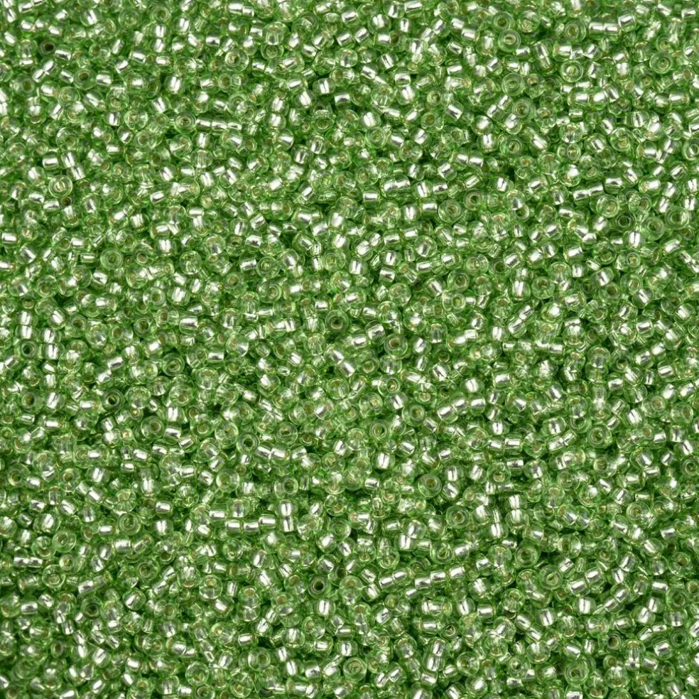 John Bead 11/0 Solgel Silver Lined Czech Glass Seed Beads, 23g/500g