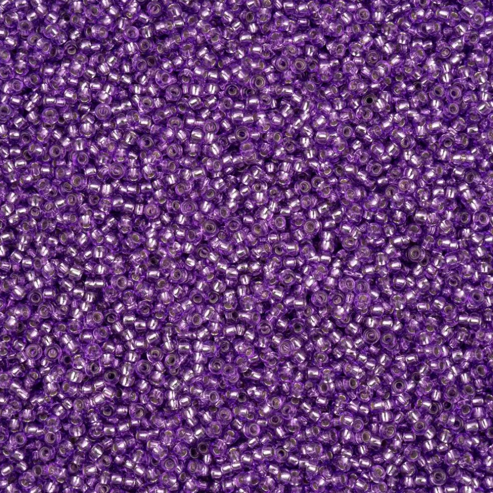John Bead 11/0 Solgel Silver Lined Czech Glass Seed Beads, 23g/500g