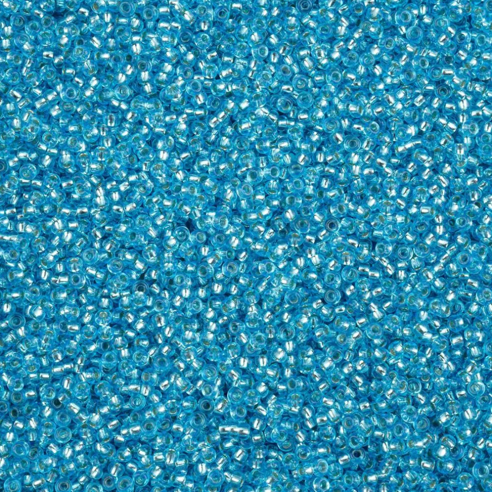 John Bead 11/0 Solgel Silver Lined Czech Glass Seed Beads, 23g/500g