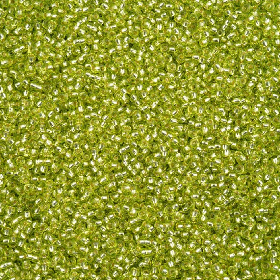 John Bead 11/0 Solgel Silver Lined Czech Glass Seed Beads, 23g/500g
