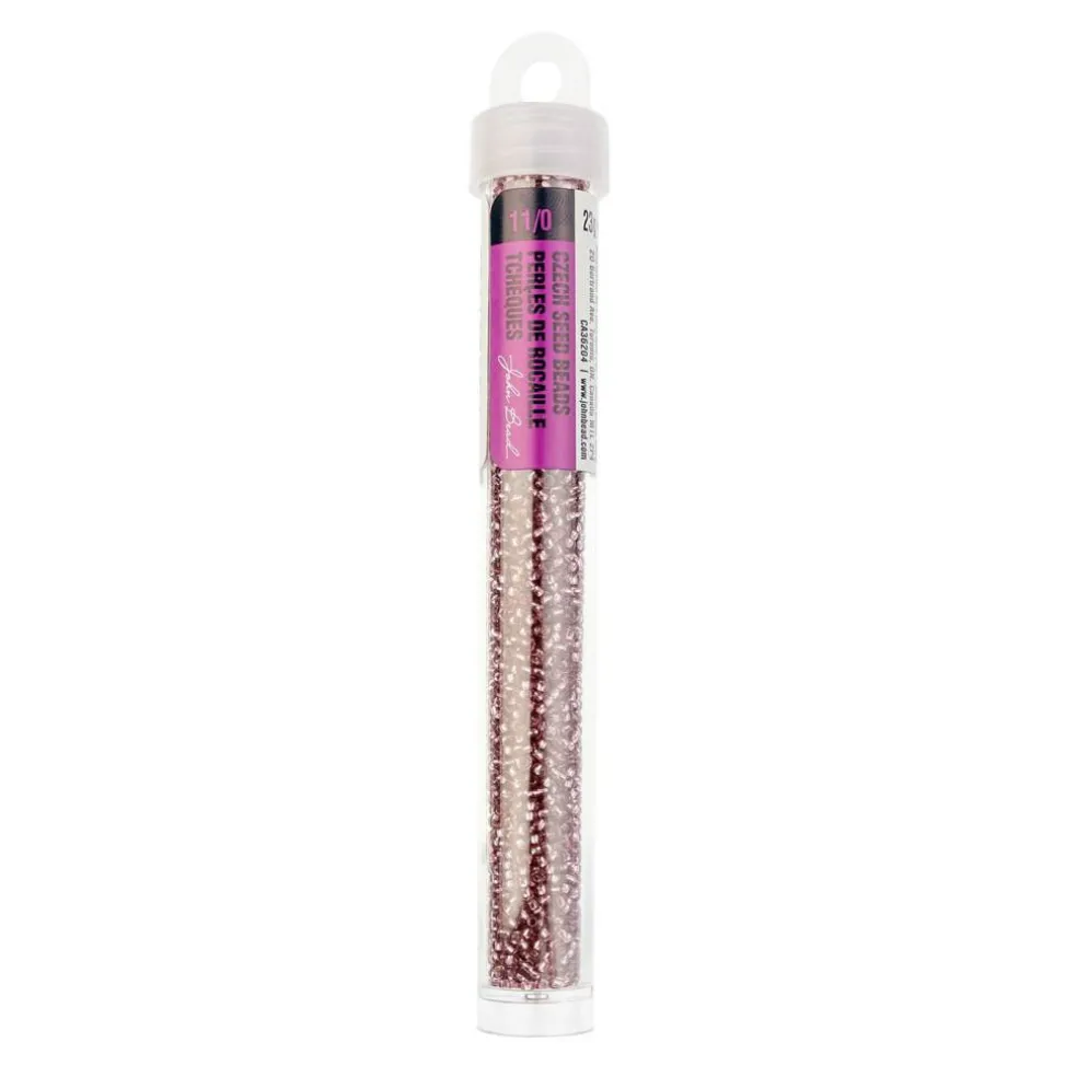 John Bead 11/0 Solgel Silver Lined Czech Glass Seed Beads, 23g/500g