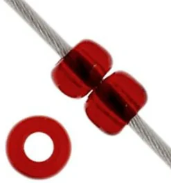 John Bead 11/0 Transparent Finish Czech Glass Seed Beads, 23g/24g