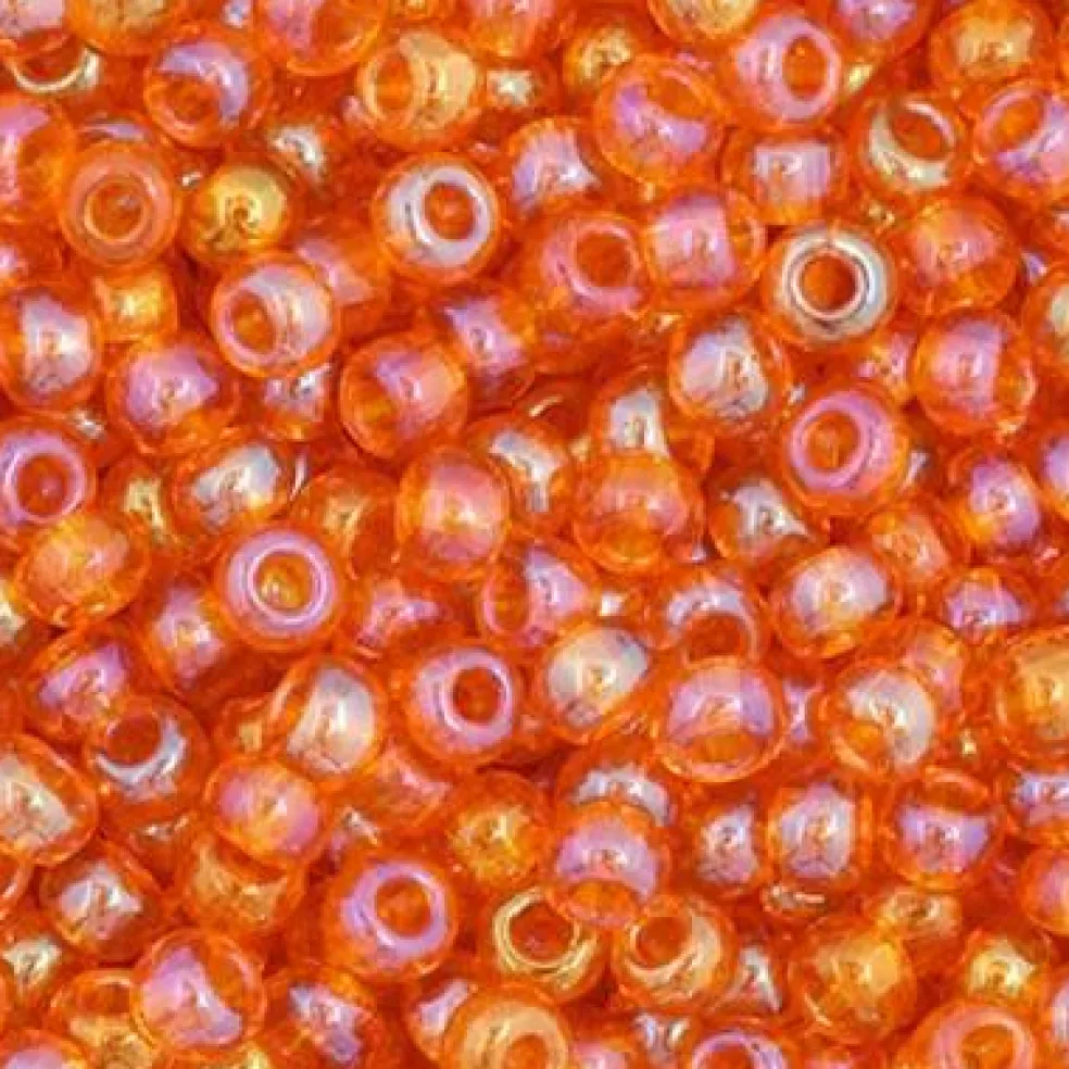 John Bead 11/0 Transparent Finish Czech Glass Seed Beads, 23g/24g