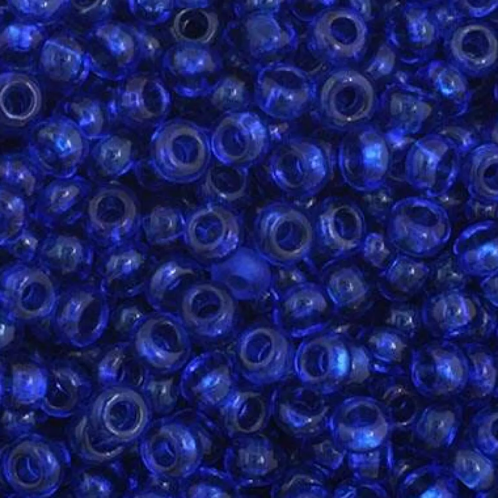 John Bead 11/0 Transparent Finish Czech Glass Seed Beads, 23g/24g